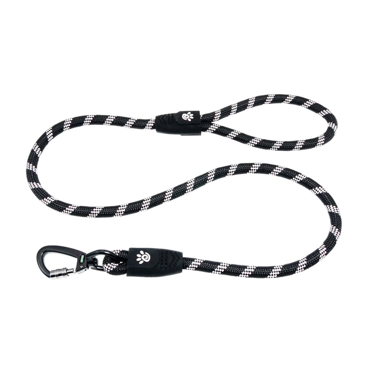 Doco correa reflectante Rope negra con super lock 1