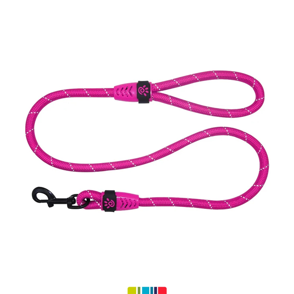 Doco correa reflectante Rope rosado 1