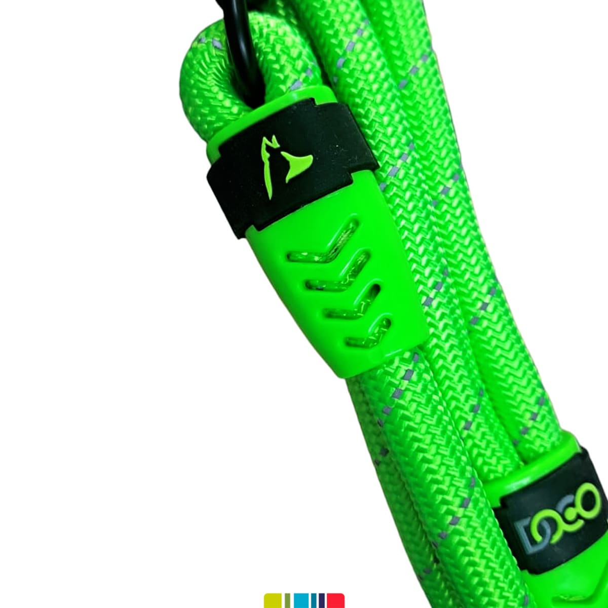 Doco correa reflectante Rope verde limón3