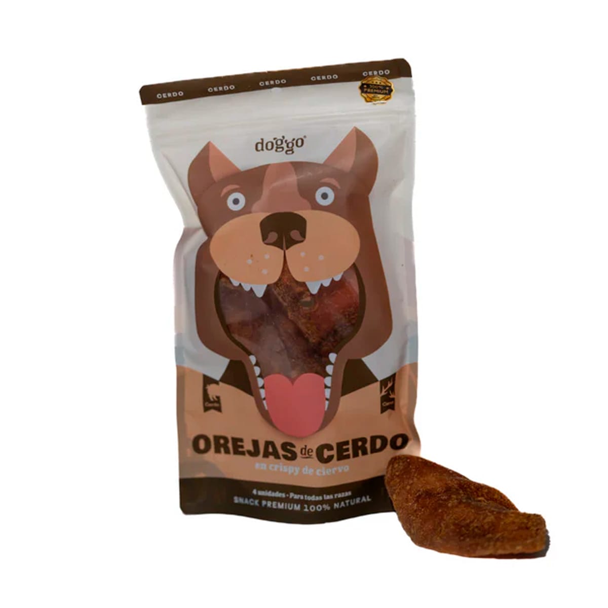 Doggo Orejas de cerdo en Crispy de Ciervo 4 unidades 1