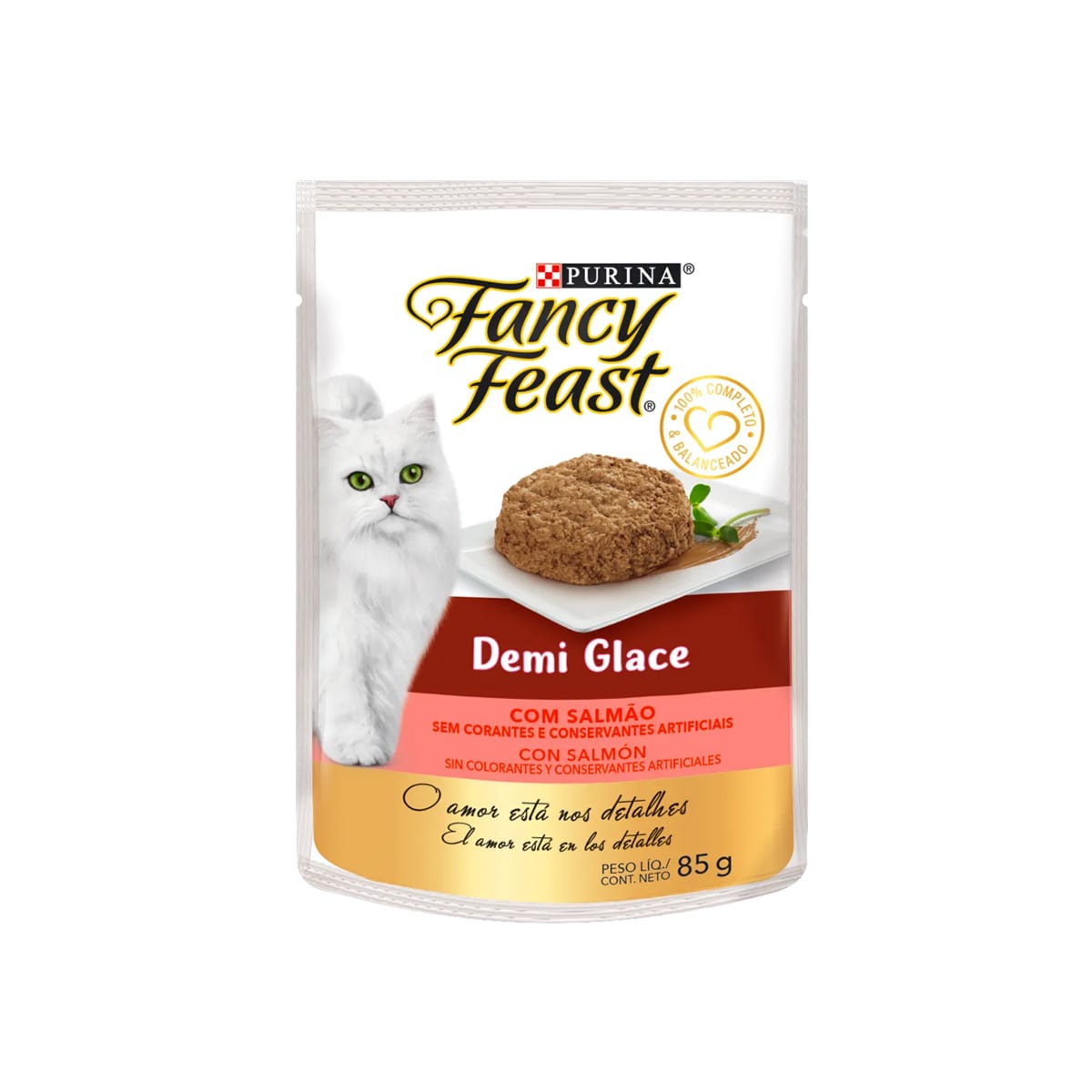 Fancy Feast Demi Glace Salmón 85g 1