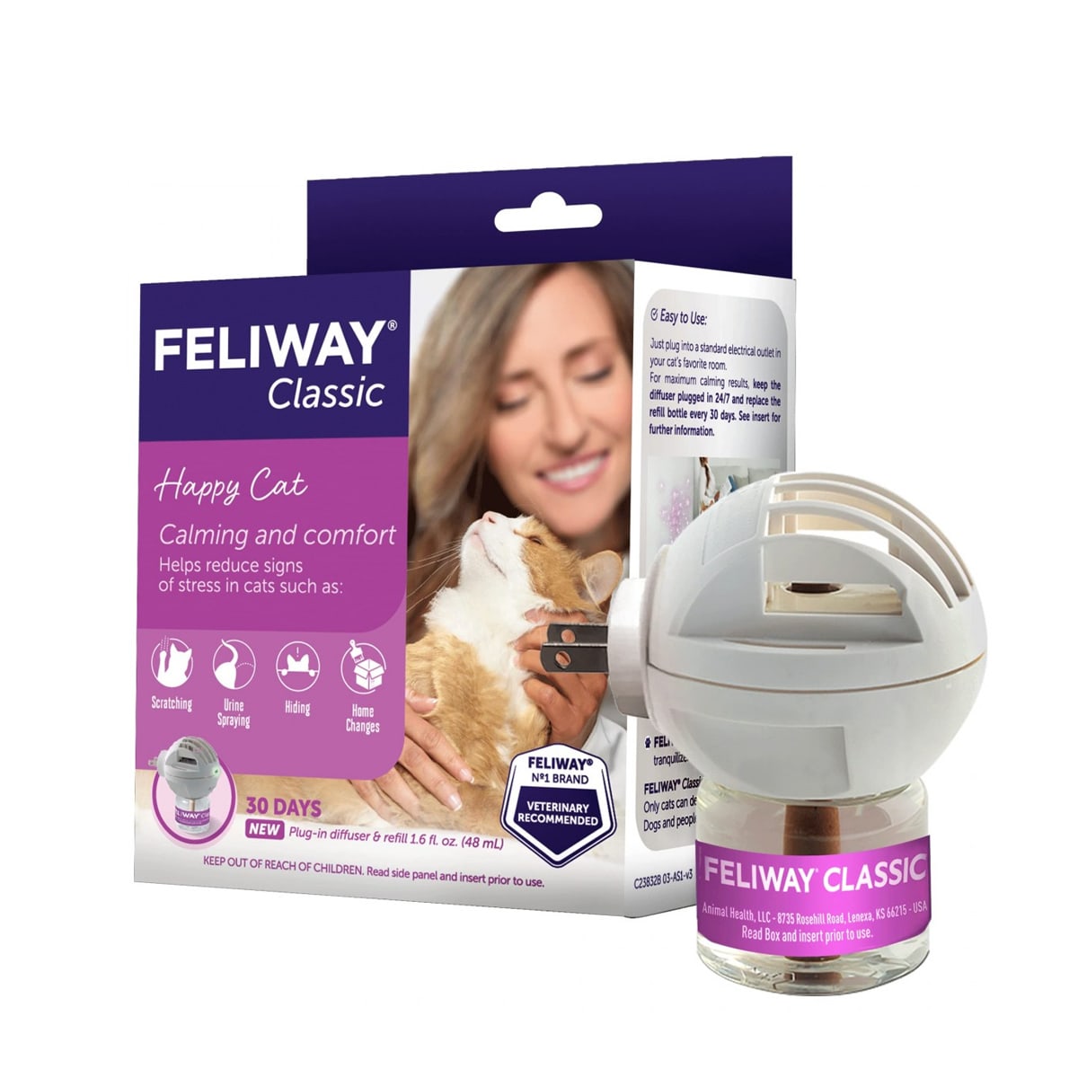 Feliway Classic Difusor + Repuesto 48ml 1
