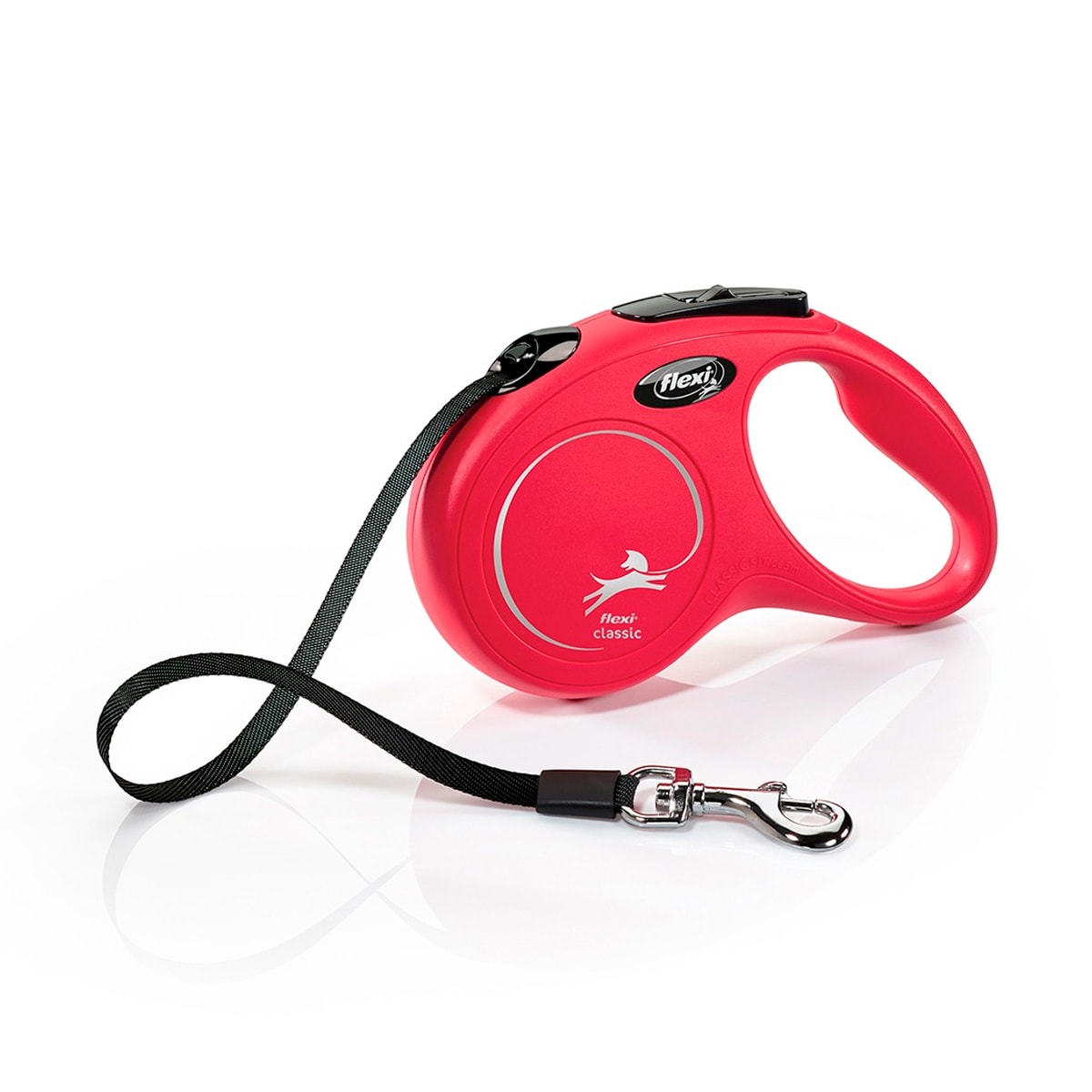 Correa Flexi Classic roja de cinta retráctil 1