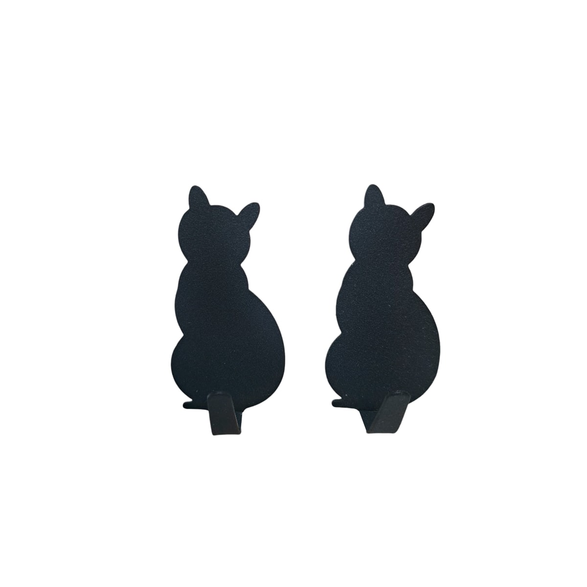 Colgadores metálicos Gato negro 1