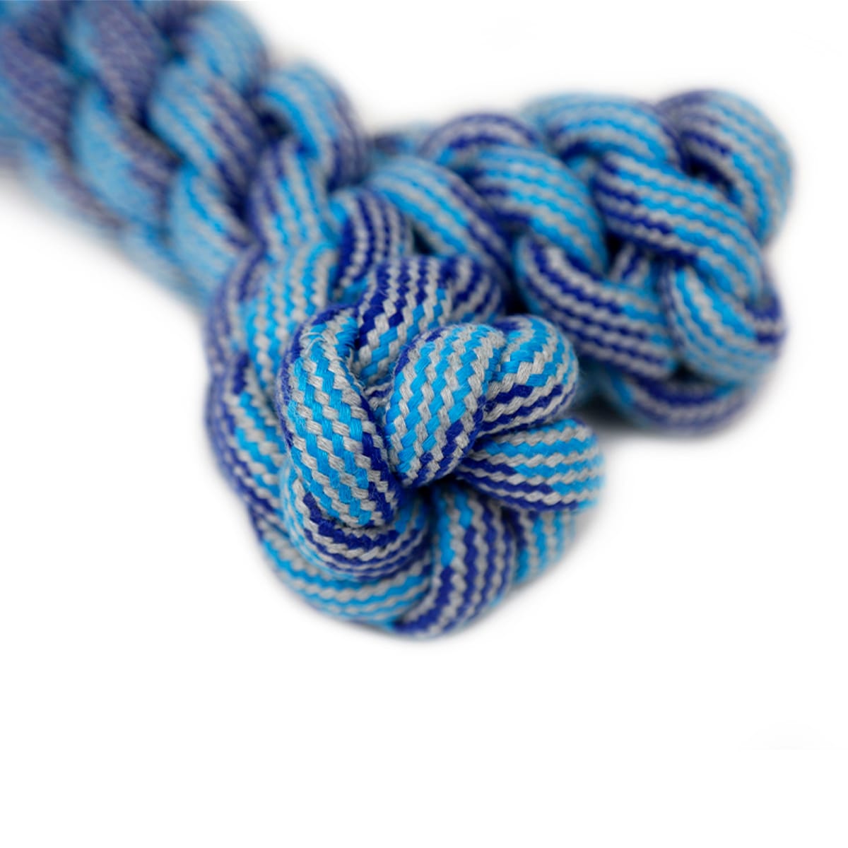 Juguete para perro hey! Hueso de cuerda azul XL3