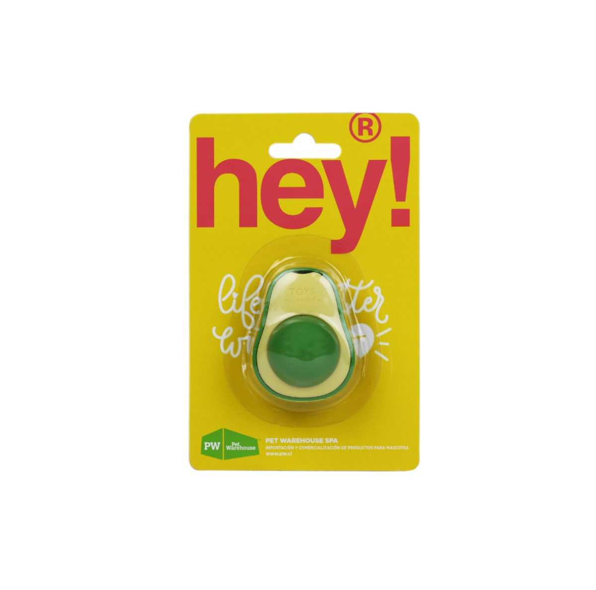 Juguete con Catnip hey! bola giratoria con diseño de palta 1