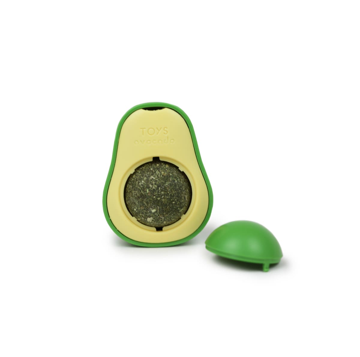 Juguete con Catnip hey! bola giratoria con diseño de palta2