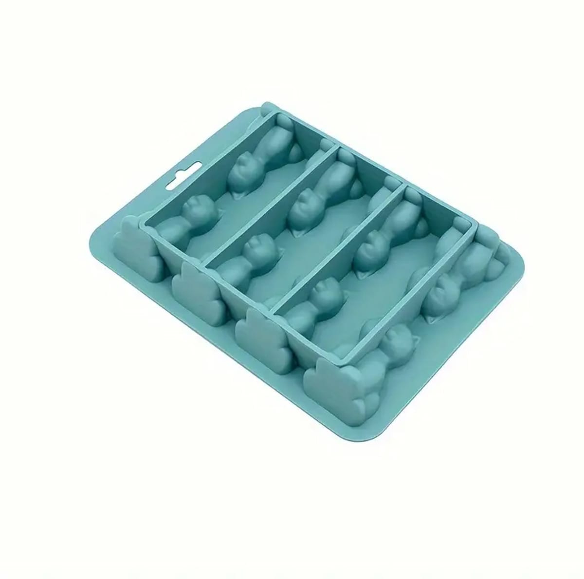 Molde de silicona con forma de gatos2