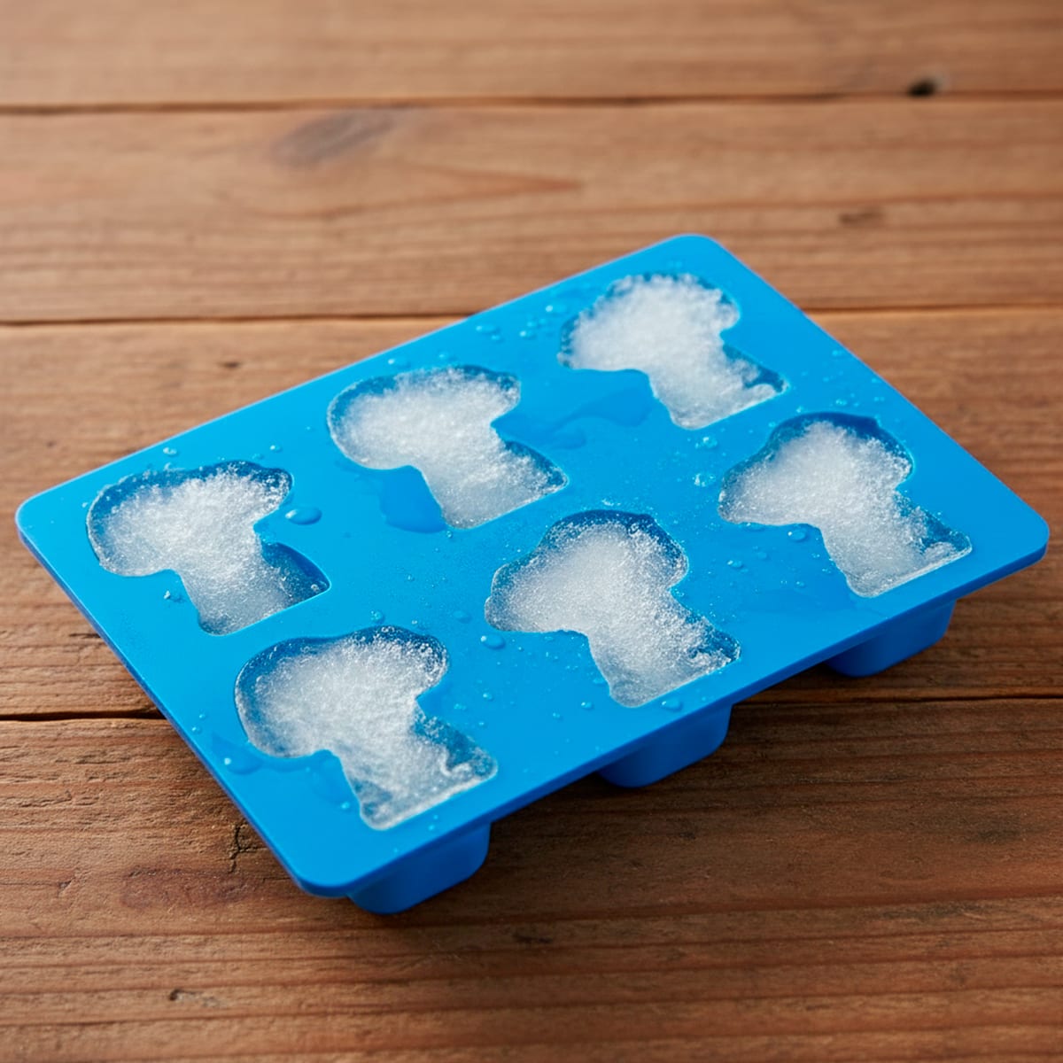 Molde de silicona con forma de Snoopy2