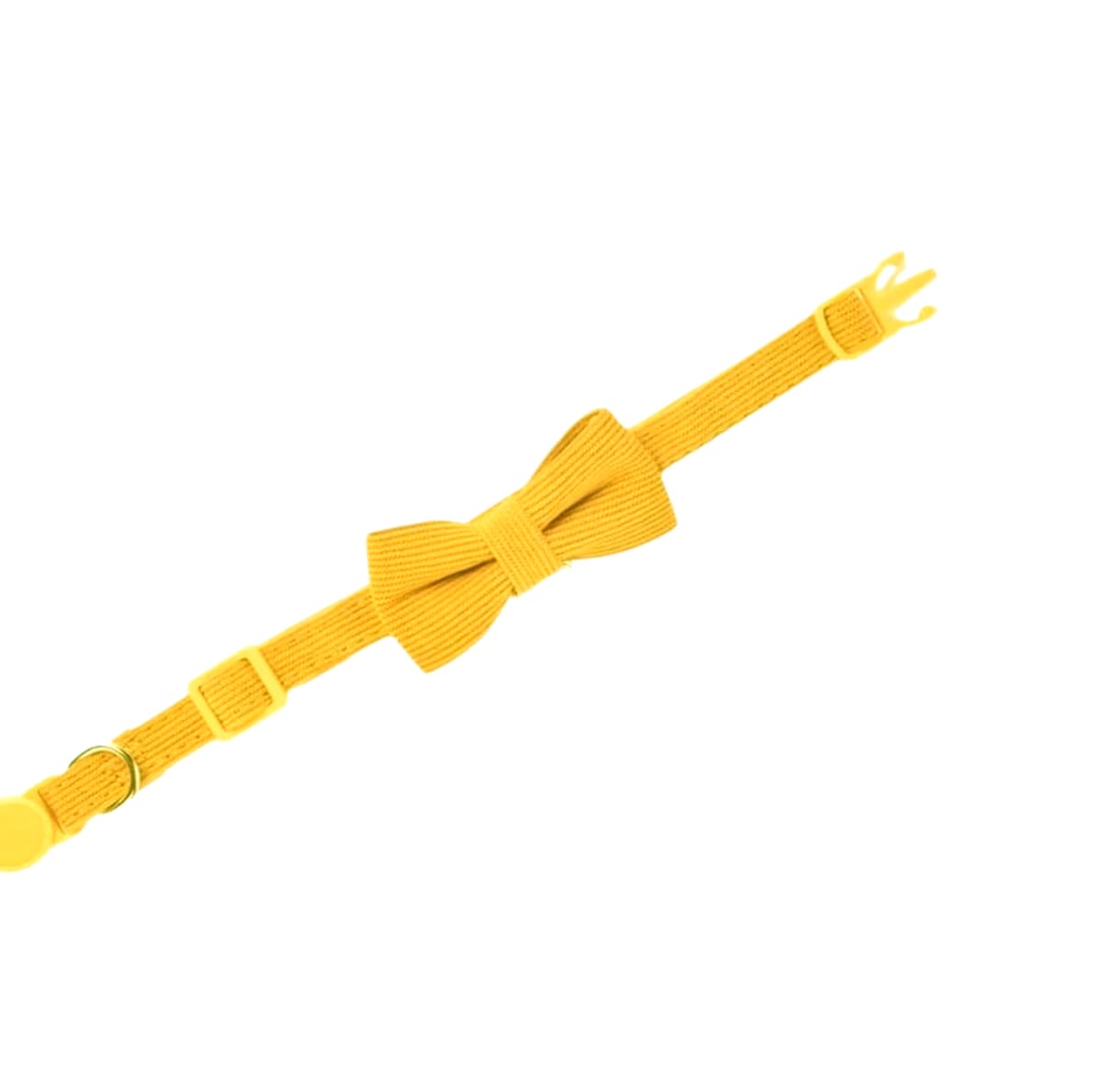 Corbatin elegante para gato o perro chico amarillo2