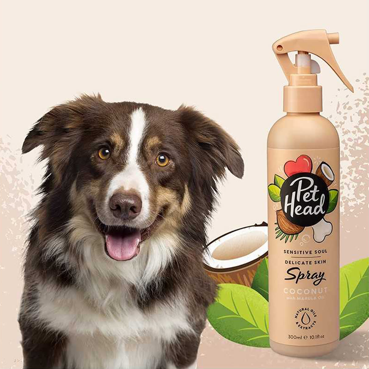 Pet Head Sensitive Soul Coco Colonia Desodorante en Spray para Pieles Sensibles 300ml3