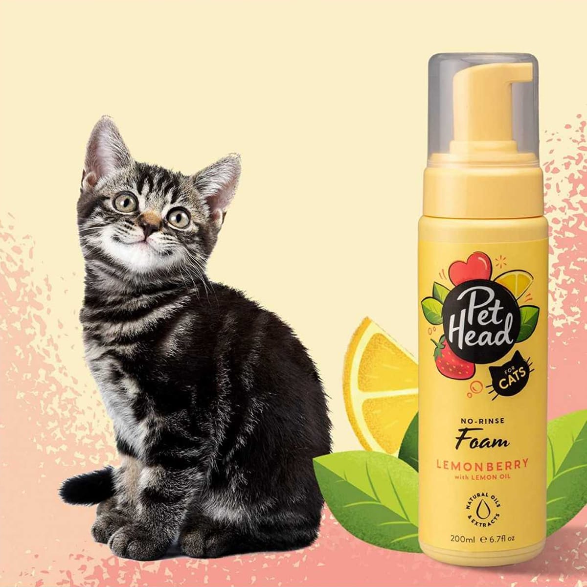 Pet Head Felin Good Shampoo en Seco para Gatos 200ml3