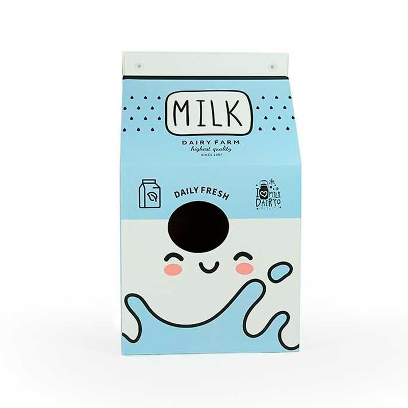 BRNX Casa para gatos maxi diseño caja de leche azul3