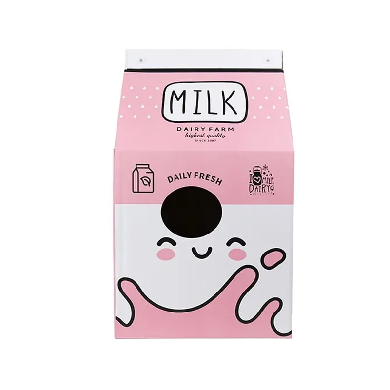 BRNX Casa para gatos maxi diseño caja de leche rosado3