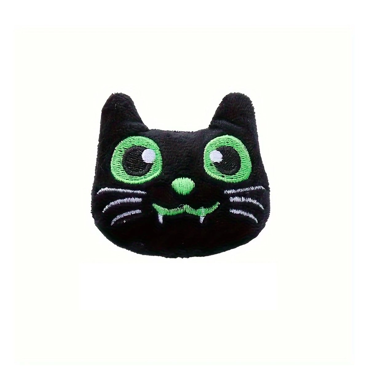 Juguete plush para gatos modelo de gatito negro de Halloween 1