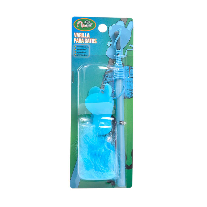 Juguete varilla extensible con LED Azul 2