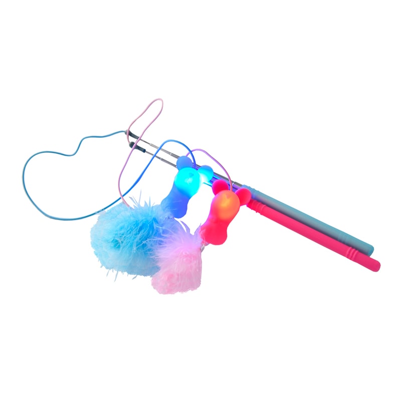 Juguete varilla extensible con LED Azul3