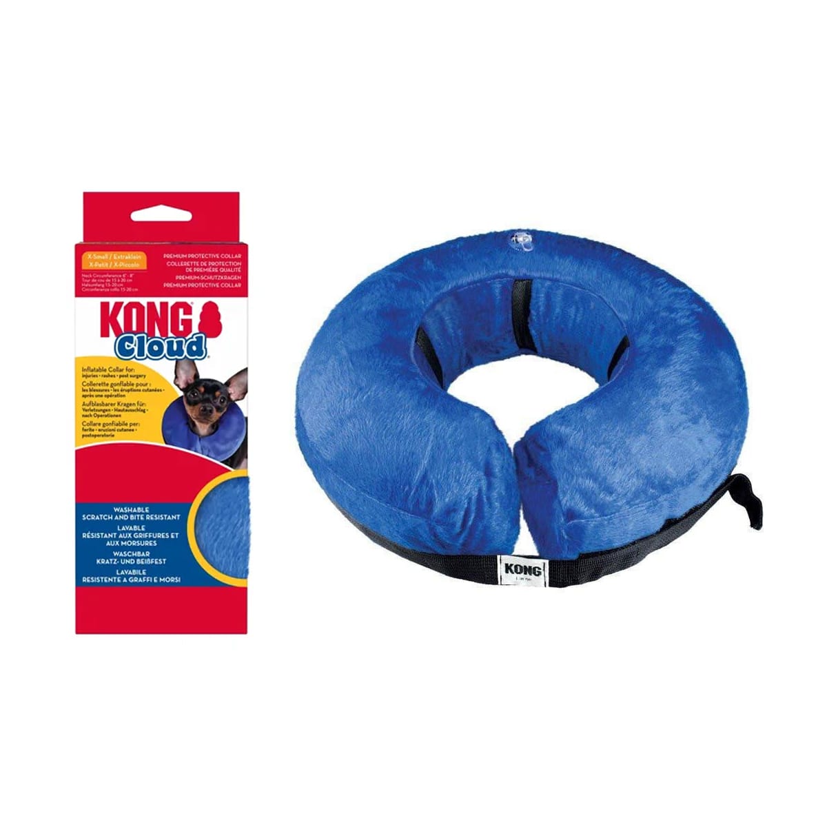 KONG Cloud Collar Isabelino Inflable para perro y gato 1