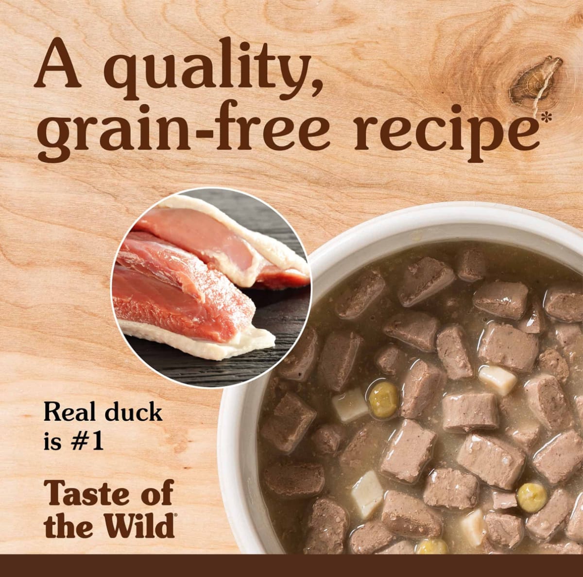 Lata Taste of the Wild Wetlands Canine Aves en Salsa2