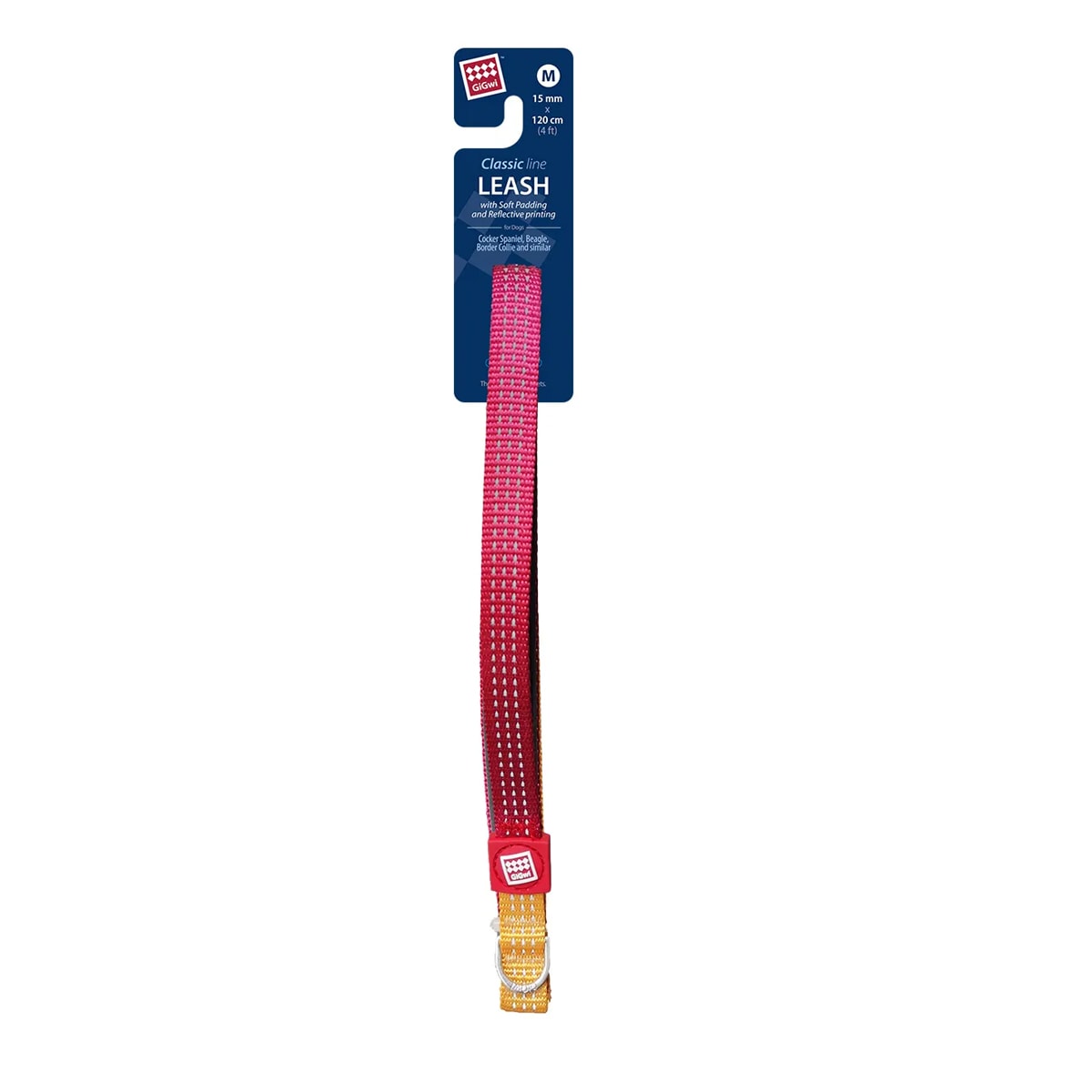 GiGwi correa amarilla talla M2