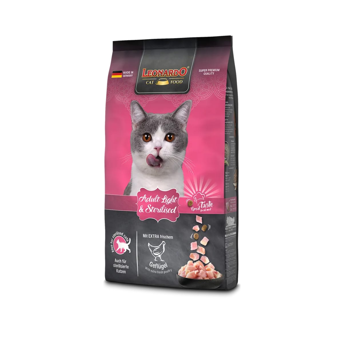 Alimento Leonardo para gato Light & Sterilised 1