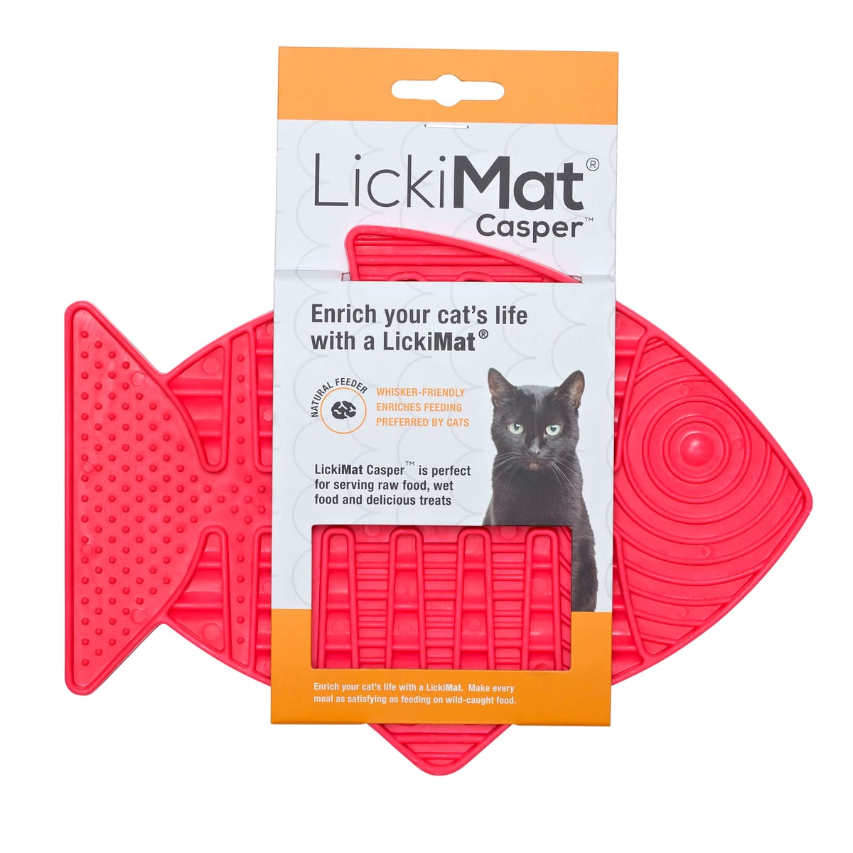 LickiMat CASPER Pink para gatos 1