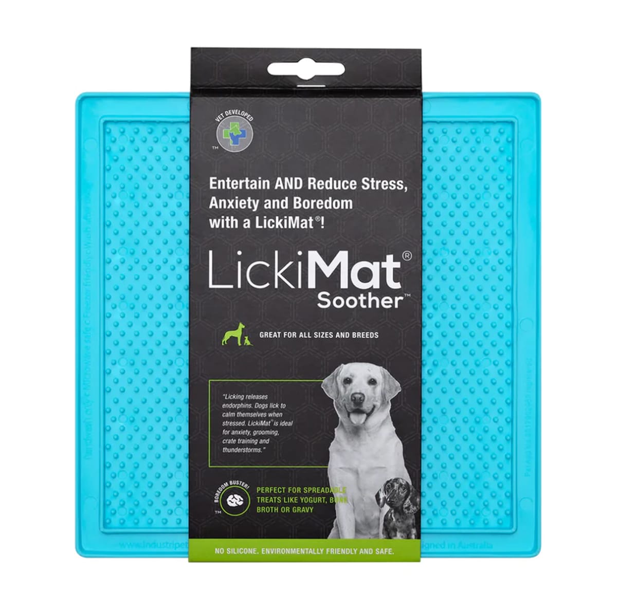 LickiMat Soother Turquoise para perros Turquesa 1