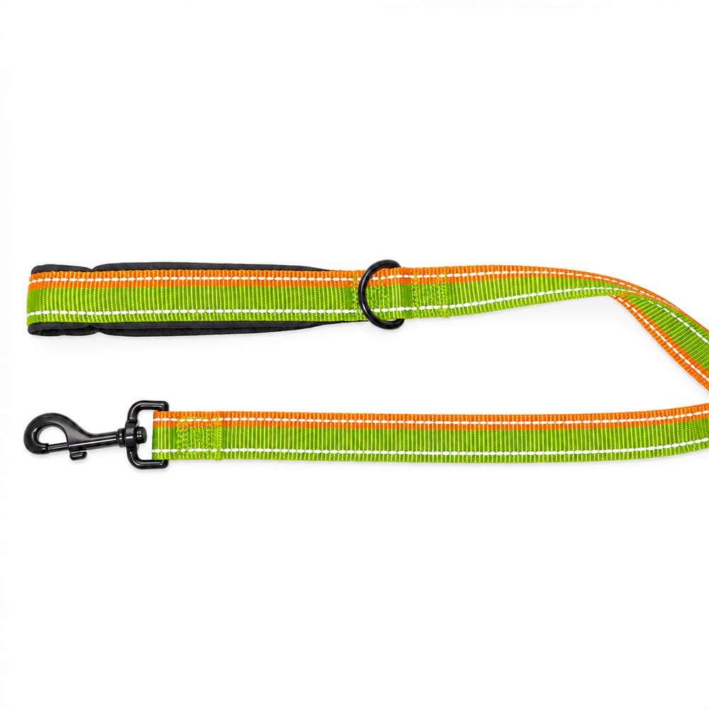Mascan Correa deportiva verde con naranjo de 150 cm de largo3
