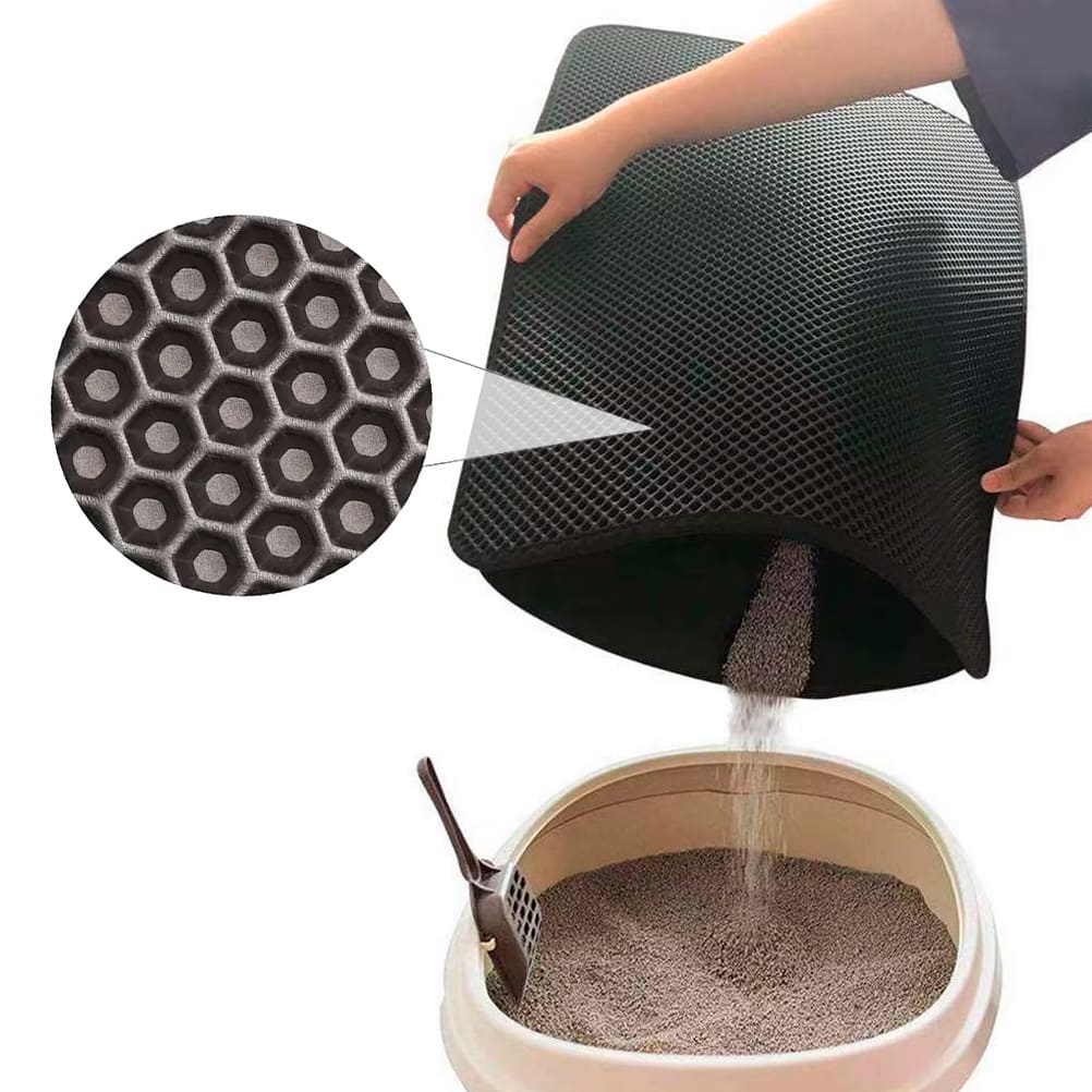 Mat para salida de baño de arenero con doble capa1