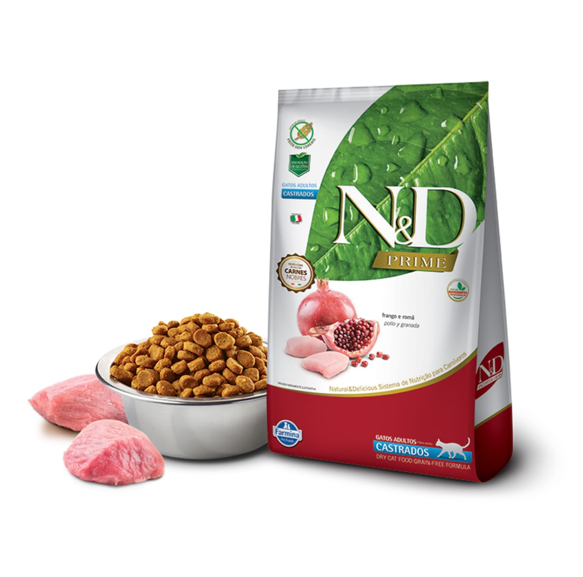 N&D Prime Gato Castrado de pollo y granada libre de granos2