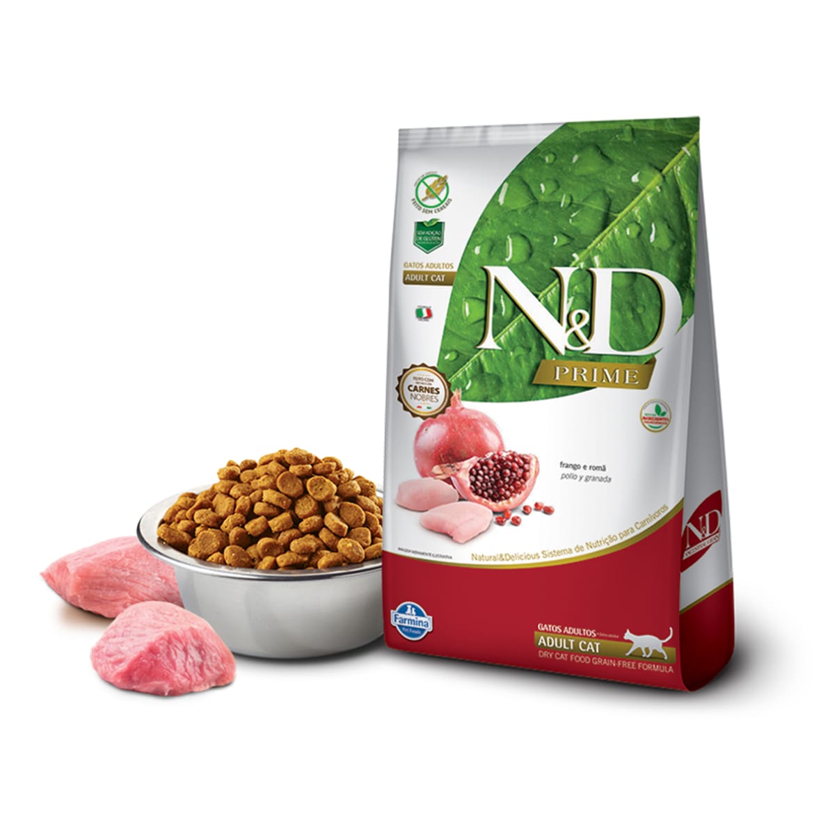 N&D Prime Gato de pollo y granada libre de granos2