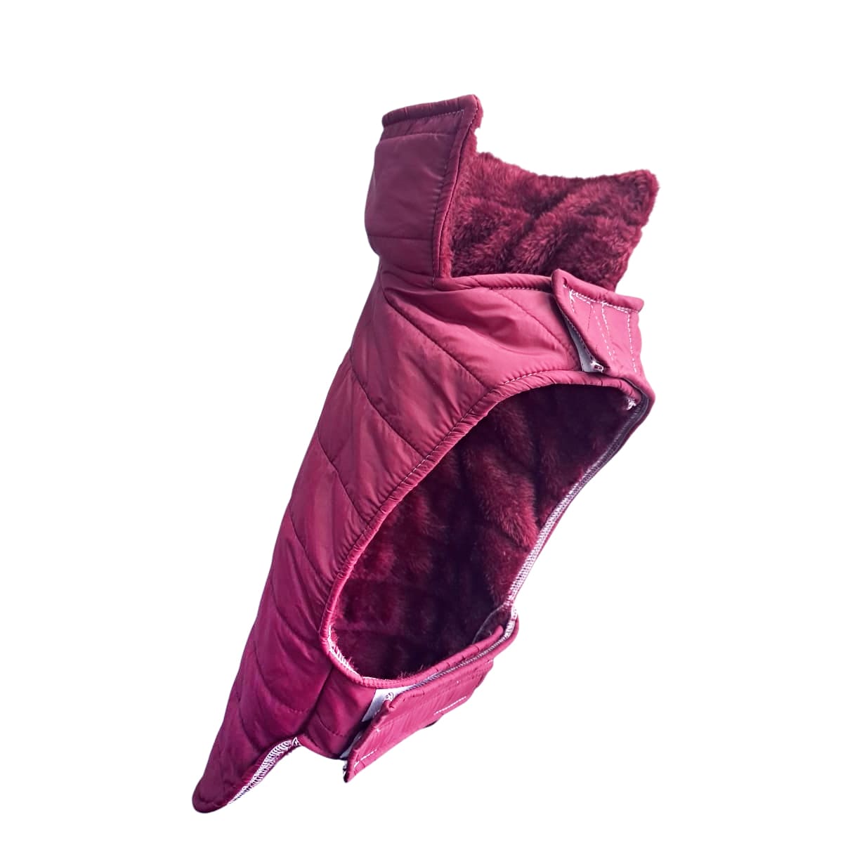 DD Parka burdeo lineas para perros2