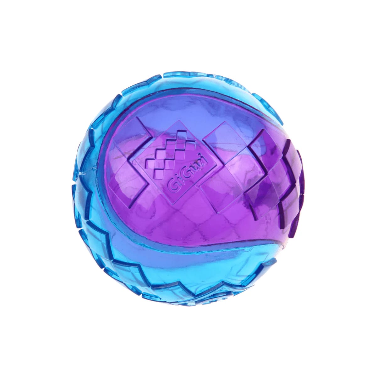 Juguete GiGwi Pelota Squeaker transparente2