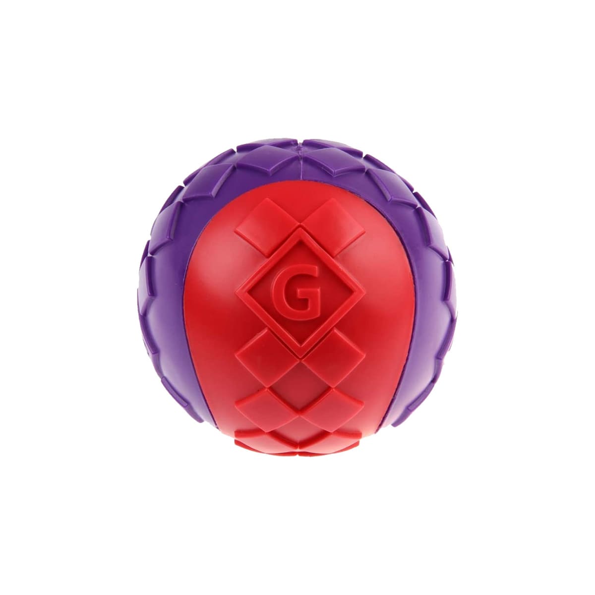 Juguete GiGwi Pelota Squeaker rojo/morado1