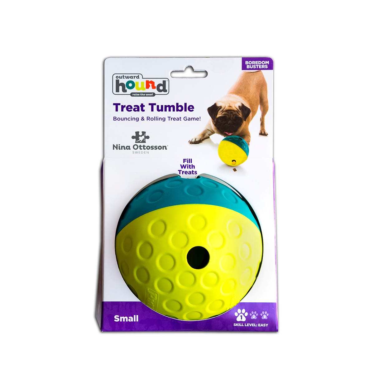 Juguete interactivo para perro Dispensador Small Nivel 1 de Nina Ottosson3