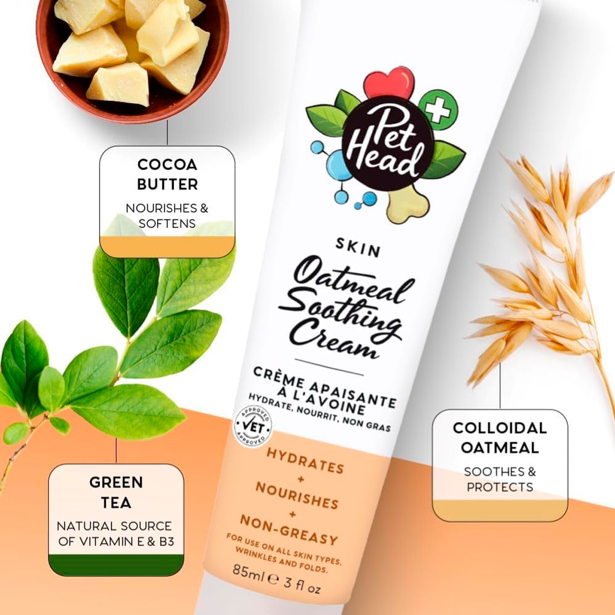 Pet Head Oatmeal Soothing Cream 85 ml3