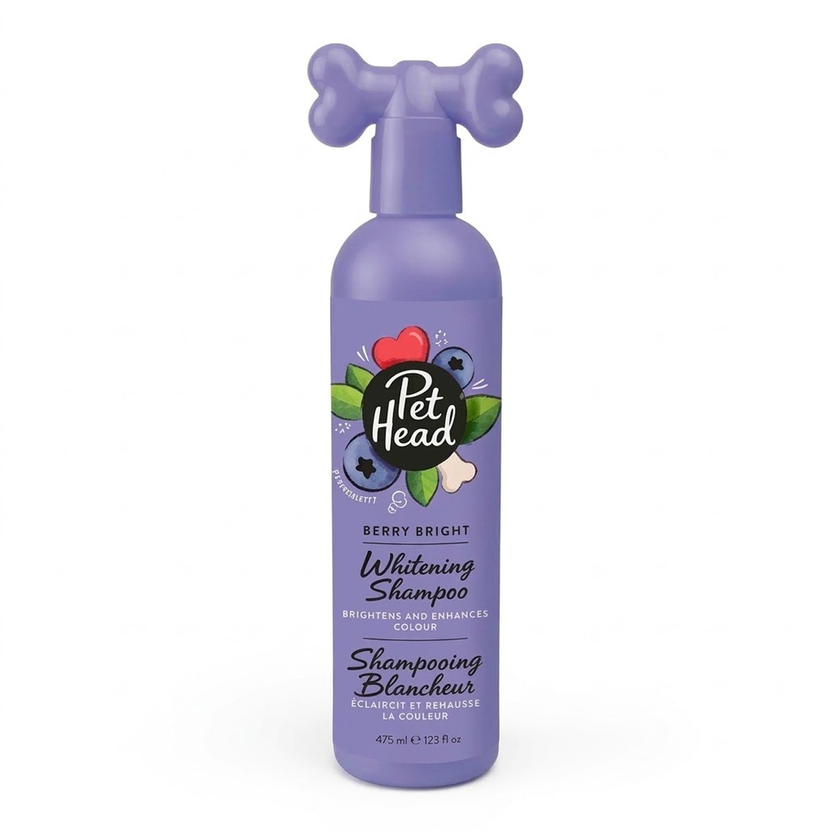 Pet Head Shampoo Berry Bright Blanqueador y Realzador color 475ml 1