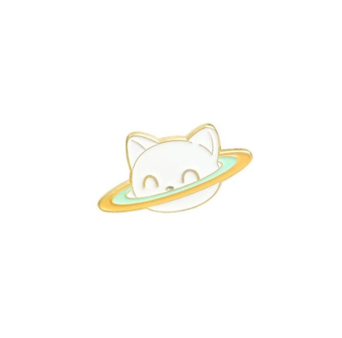 Pin esmaltado diseño de Gato Saturno 1