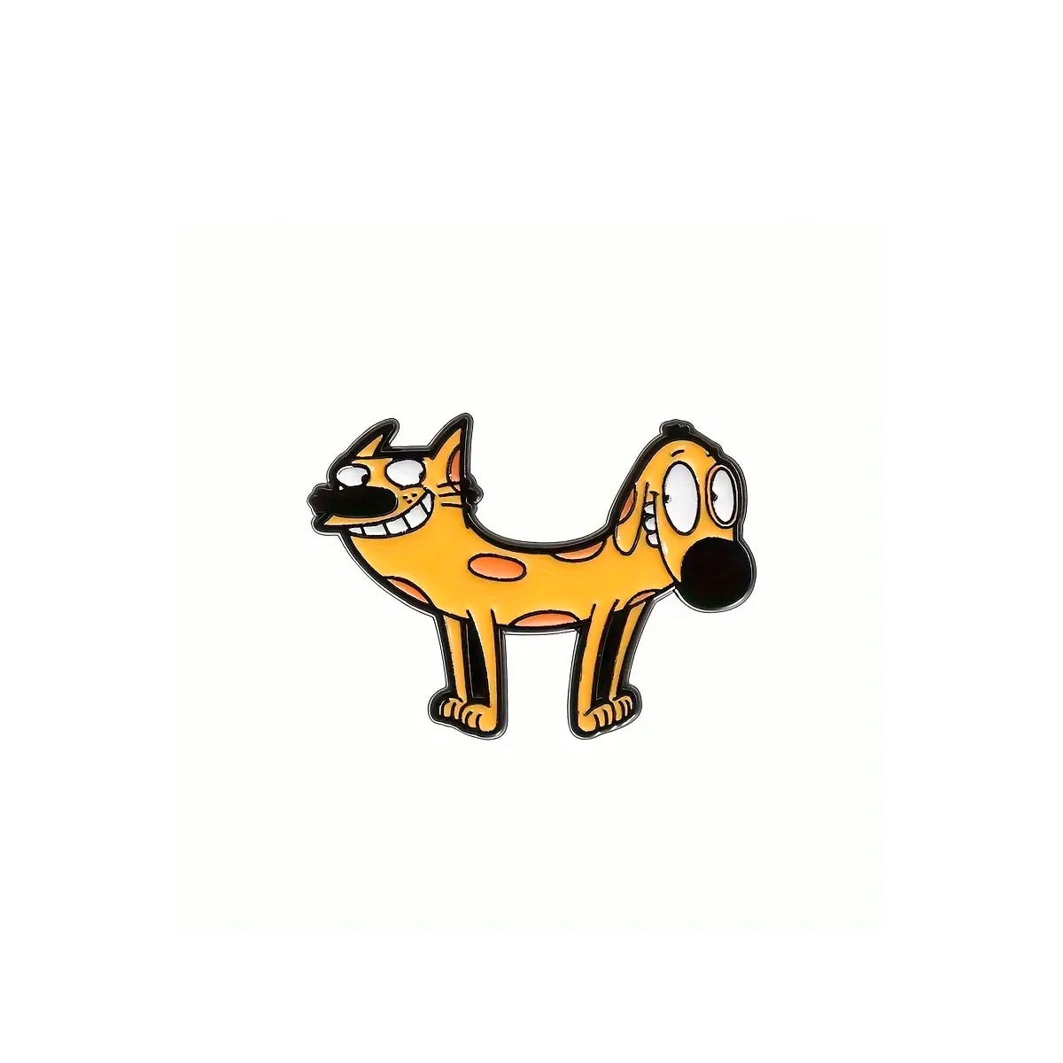 Pin esmaltado diseño de Catdog riendo 1