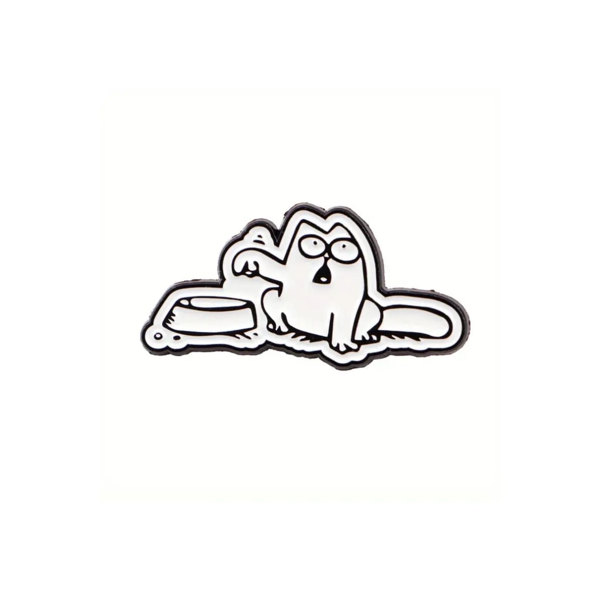 Pin esmaltado diseño de gato Simon's Cat 1