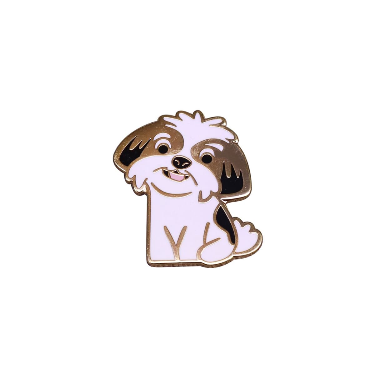 Pin esmaltado diseño perro shitzu 1