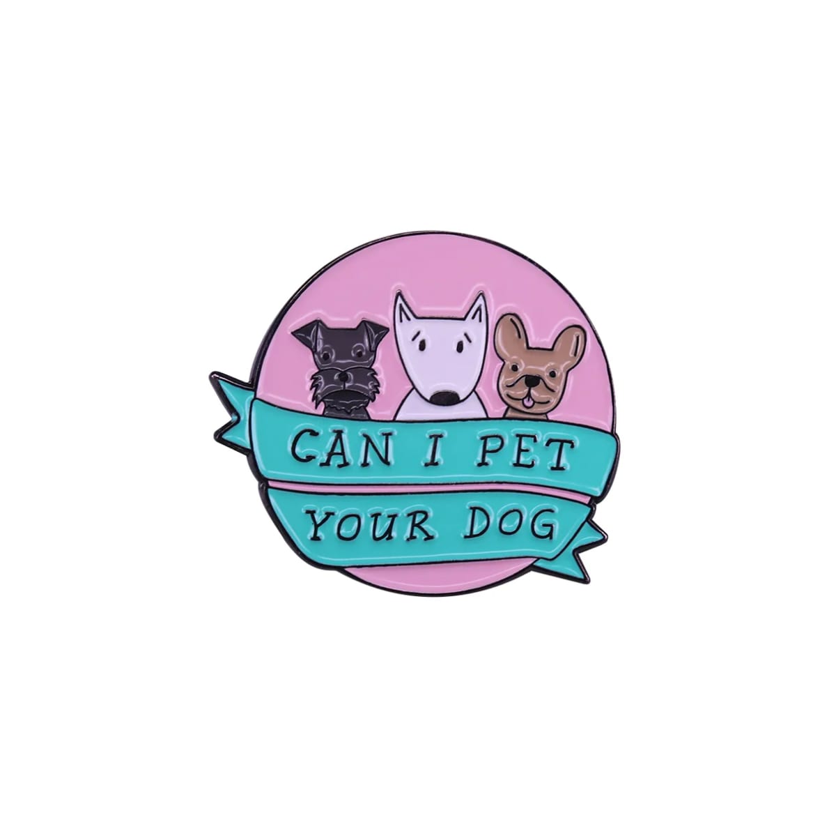 Pin esmaltado diseño de perro 