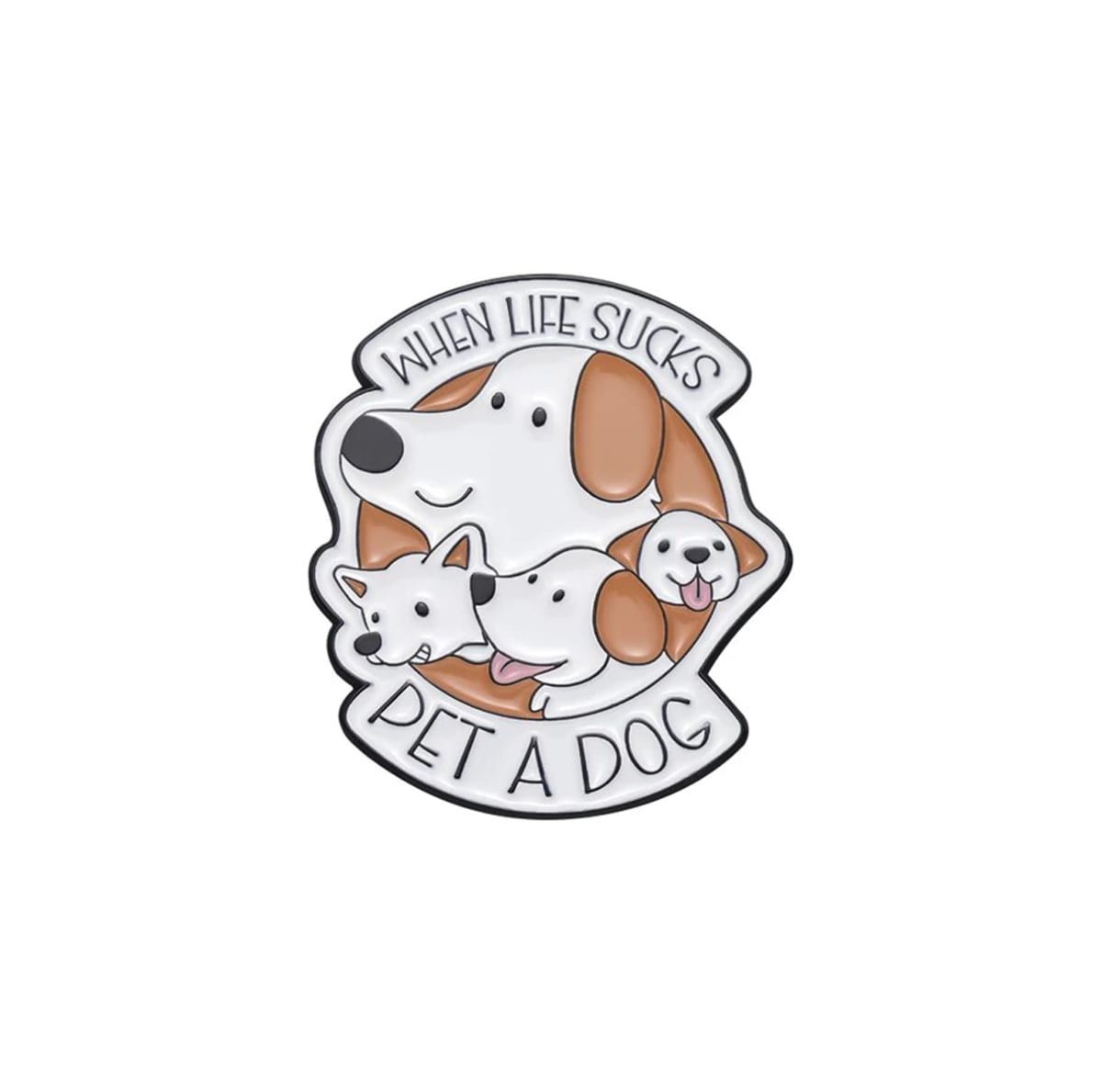 Pin esmaltado diseño perro 