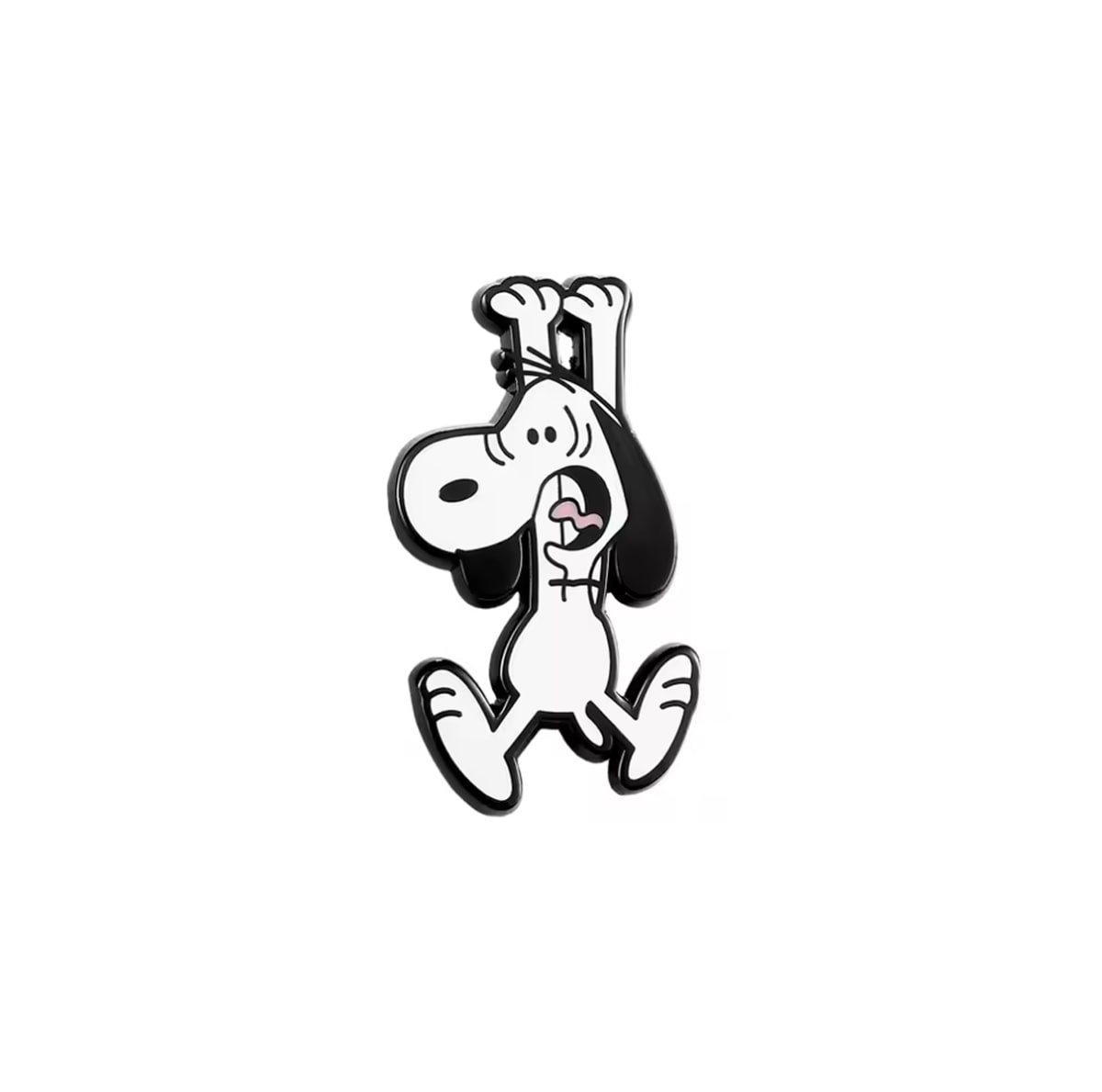 Pin esmaltado diseño perro Snoopy colgando 1