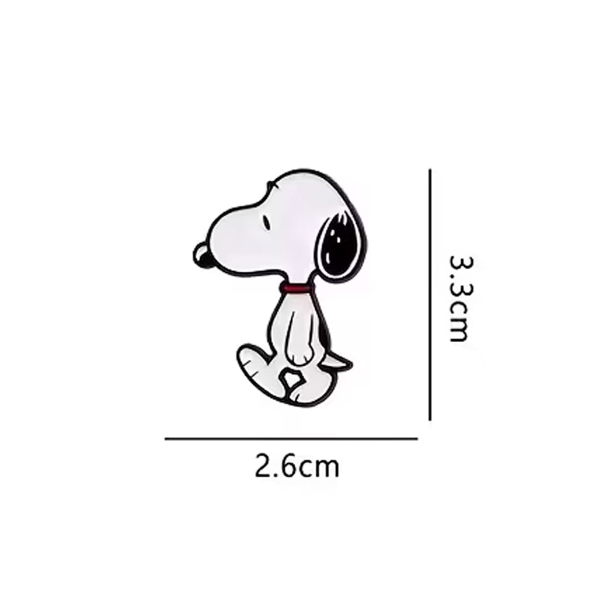 Pin esmaltado diseño perro Snoopy caminando2