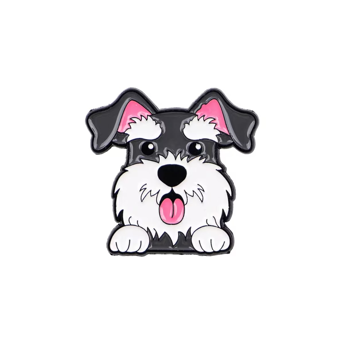 Pin esmaltado diseño de perro shnauzer 1