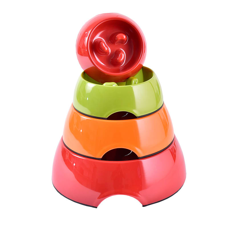 Mascan Plato Anti-Ahogo Rojo para perros2