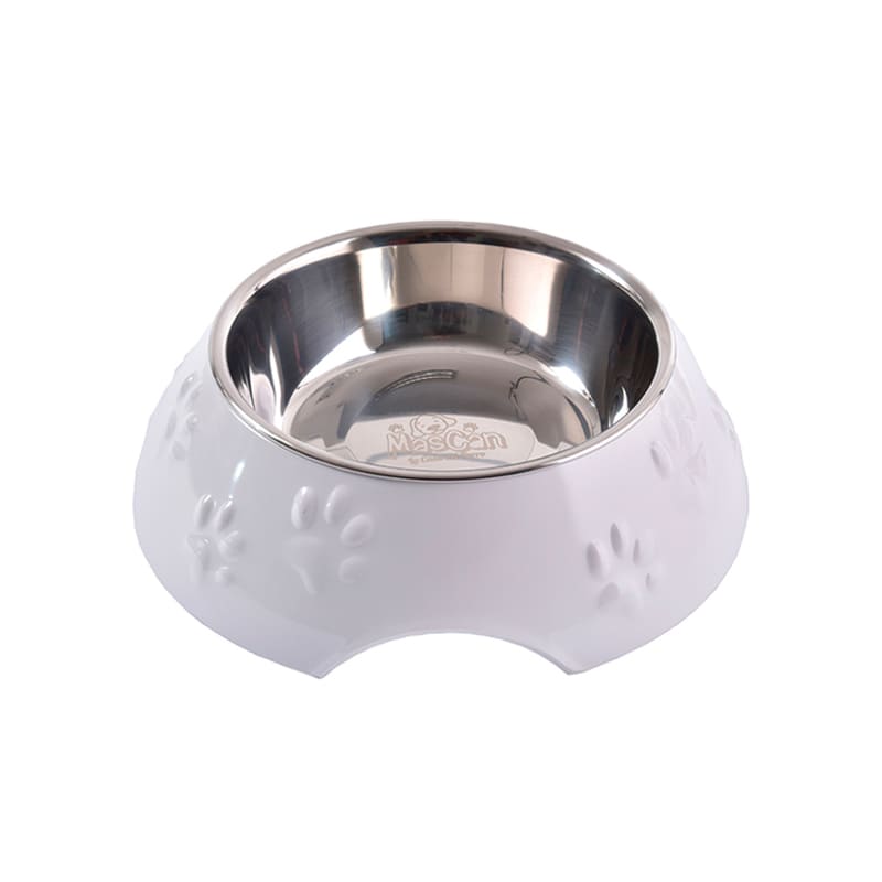 Plato Huellitas Blanco 1