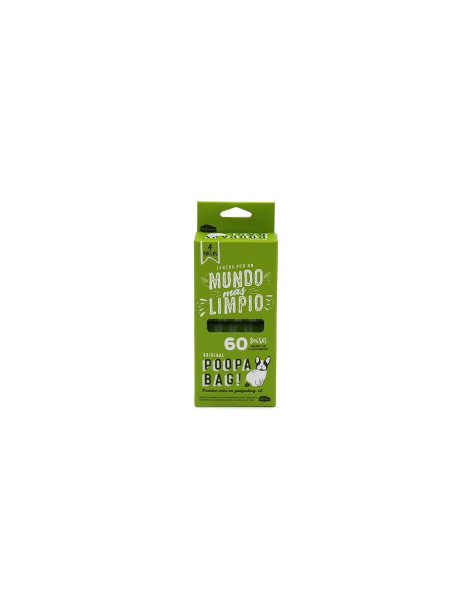 Poopa Bag Caja 4 Rollos Eco-Bolsas OxoBiodegradables3