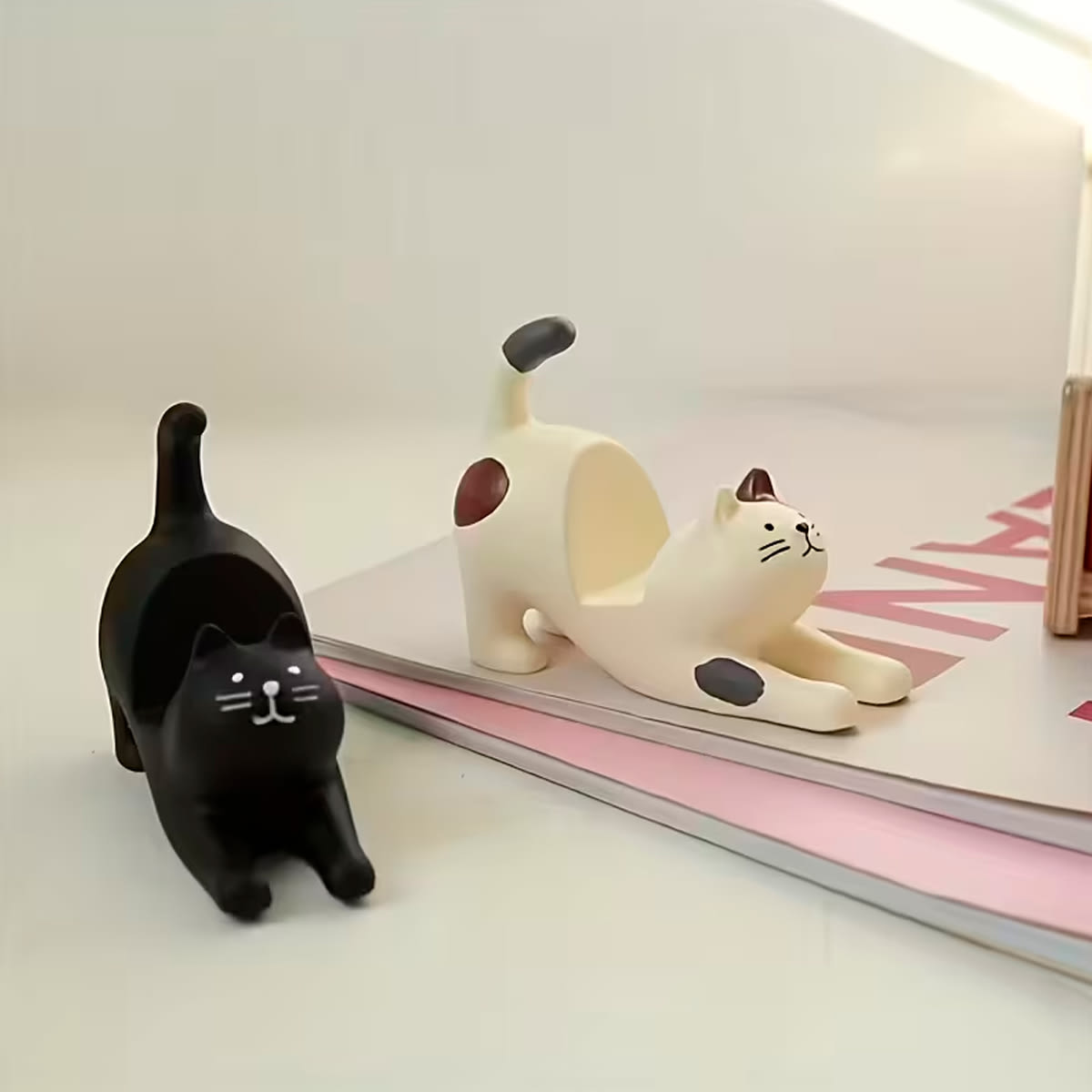 Porta celular diseño de gato cálico4